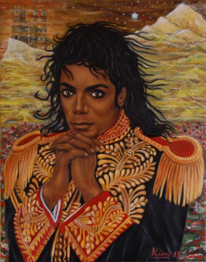 Oil Painting > Wind of Change > Michael Jackson